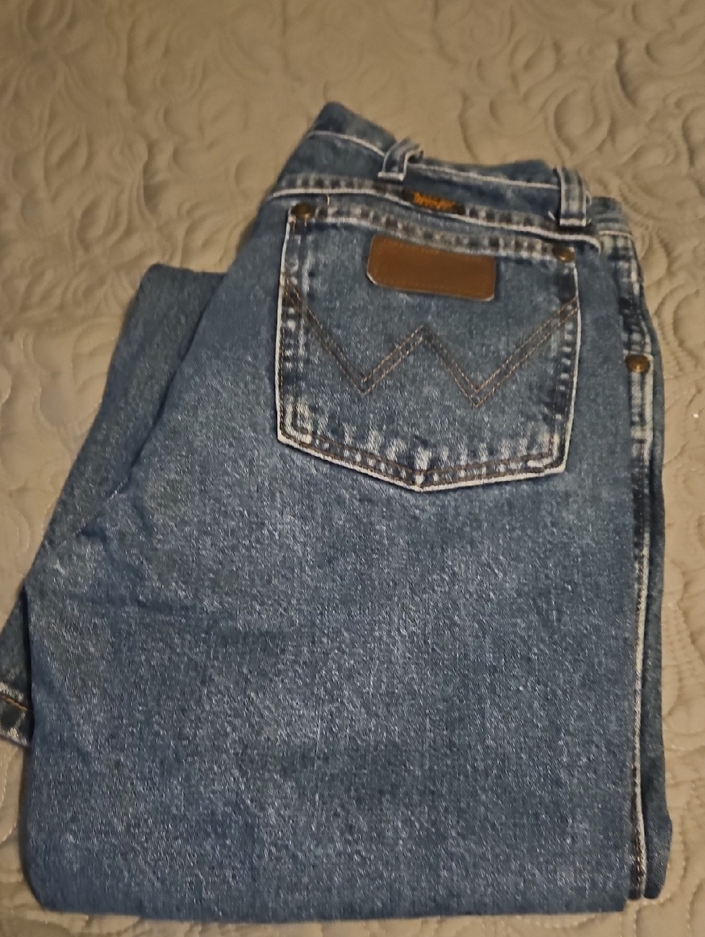 Wrangler Blue Bootcut Jeans